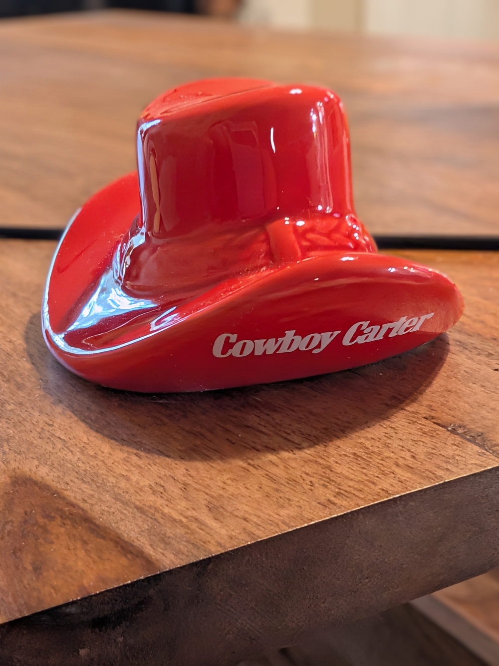 Ceramic Cowboy Carter Incense Holder
